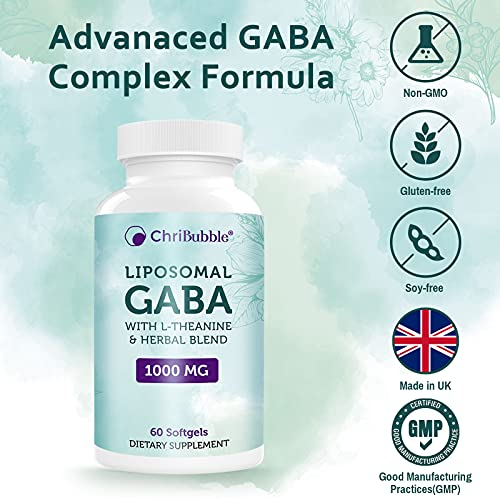 Foto 5 pulgar | Suplementos Christbubble Gaba Liposomal 1000 Mg Con L-teanina  - Venta Internacional