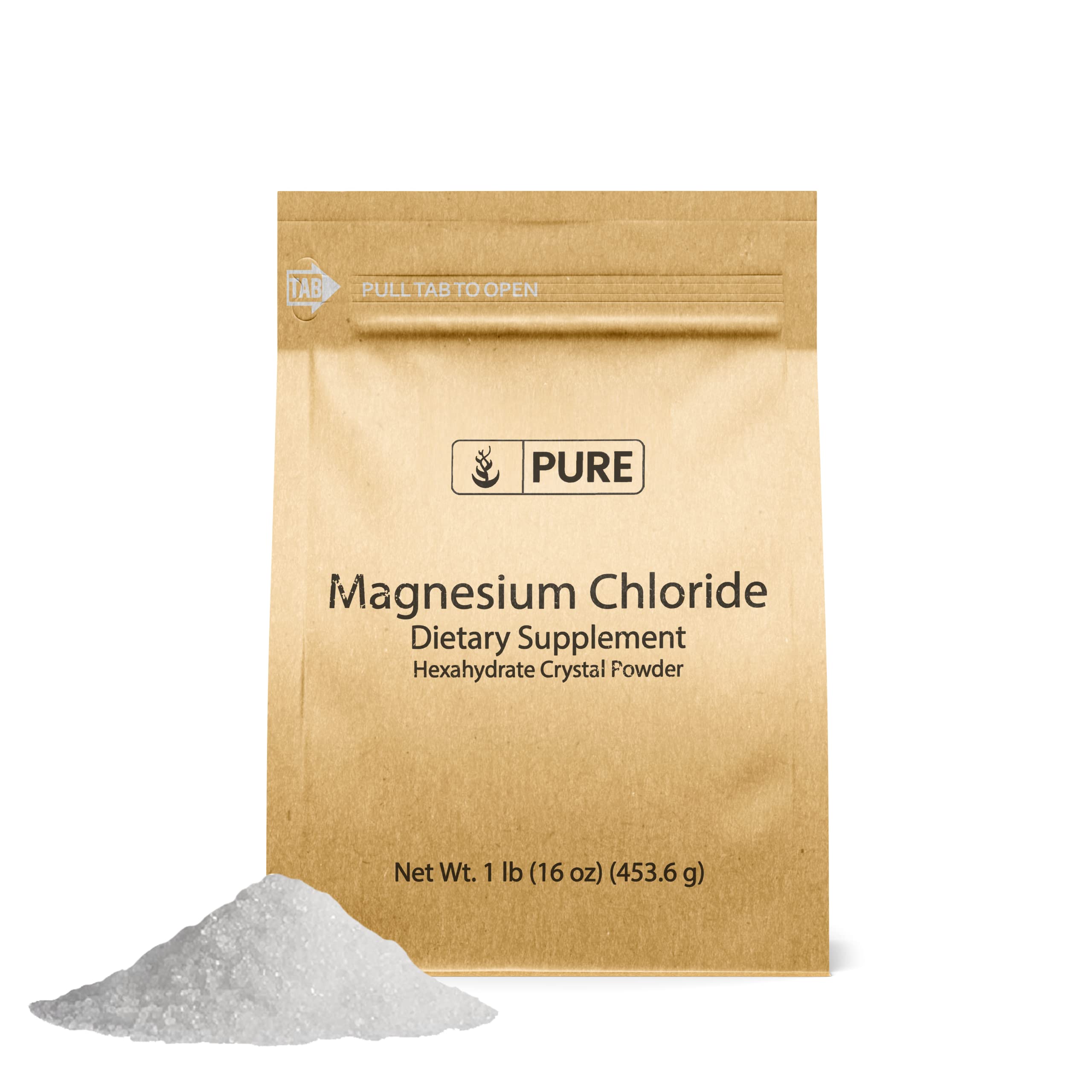 Foto 1 | Suplemento De Cloruro De Magnesio Pure Original 454 G - Venta Internacional.