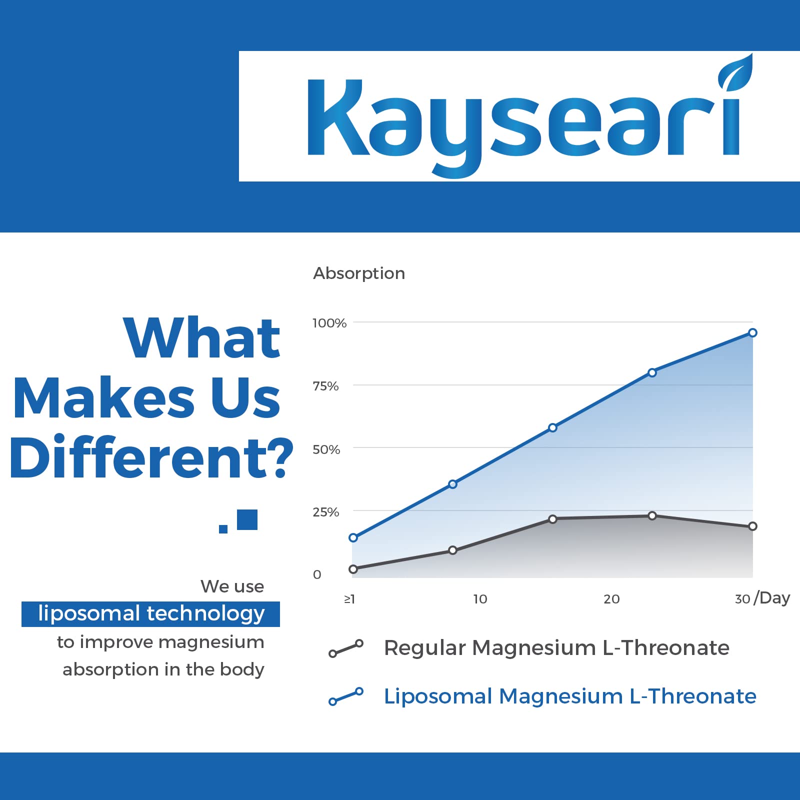 Foto 3 pulgar | Suplementos De L-treonato De Magnesio Liposomal Kayseari 2000 Mg - Venta Internacional.