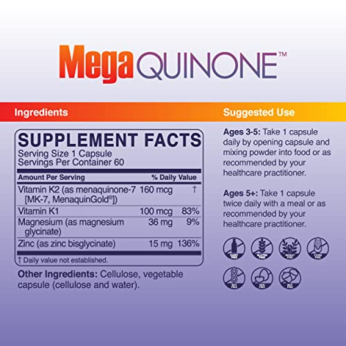 Foto 6 pulgar | Suplemento De Vitamina K2 Megaquinone De Microbiome Labs 320 Mcg - Venta Internacional.