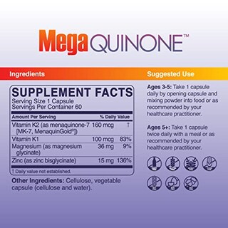 Foto 5 | Suplemento De Vitamina K2 Megaquinone De Microbiome Labs 320 Mcg - Venta Internacional.