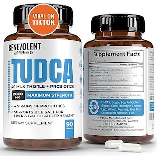 Foto 1 | Suplemento De Sales Biliares Tudca De Benevolent Nouriment 2000 Mg - Venta Internacional.