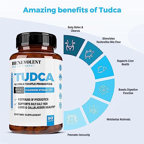 Foto 4 pulgar | Suplemento De Sales Biliares Tudca De Benevolent Nouriment 2000 Mg - Venta Internacional.