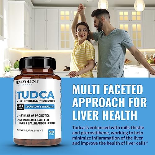 Foto 6 pulgar | Suplemento De Sales Biliares Tudca De Benevolent Nouriment 2000 Mg - Venta Internacional.