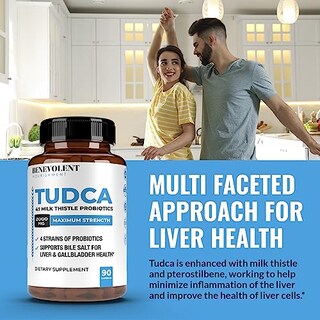 Foto 5 | Suplemento De Sales Biliares Tudca De Benevolent Nouriment 2000 Mg - Venta Internacional.