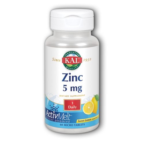 Foto 2 pulgar | Suplemento Kal Zinc Activmelt 60 Comprimidos - Venta Internacional