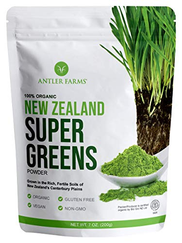 Foto 2 pulgar | Polvo Super Greens Antler Farms 100% Orgánico, 200 G, 40 Porciones - Venta Internacional.