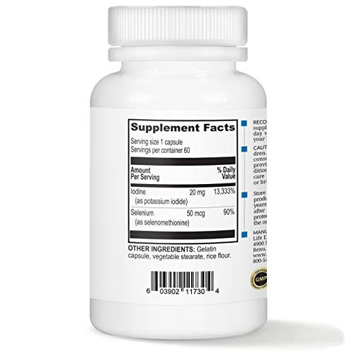 Foto 5 pulgar | Suplemento Life Enhance Ultra Pure Yodine Plus 60 Cápsulas - Venta Internacional.