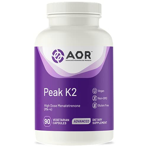 Foto 2 pulgar | Suplemento Aor Peak K2 Bone Cardiovascular Health 90 Cápsulas - Venta Internacional