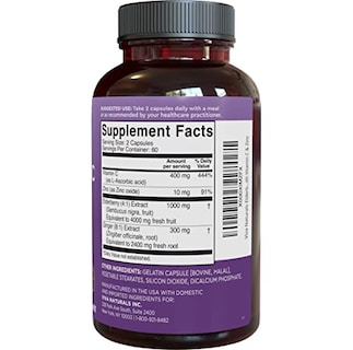 Foto 5 | Complementa La Baya Del Saúco, La Vitamina C, El Zinc Y El Jengibre De Viva Naturals - Venta Internacional.