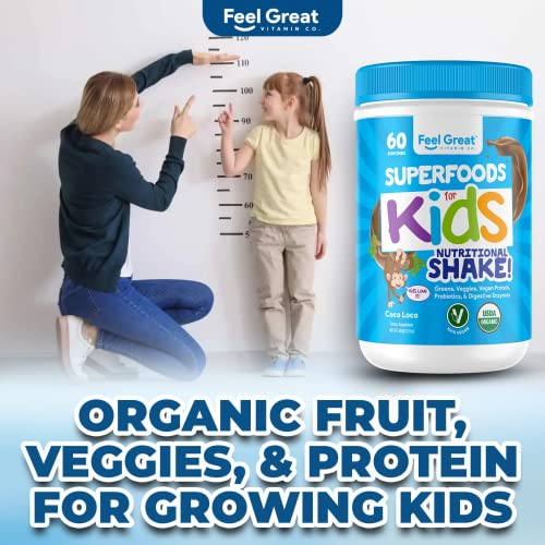 Foto 3 pulgar | Proteína En Polvo Feel Great 365 Superfoods Kids Chocolate 375 Ml - Venta Internacional.