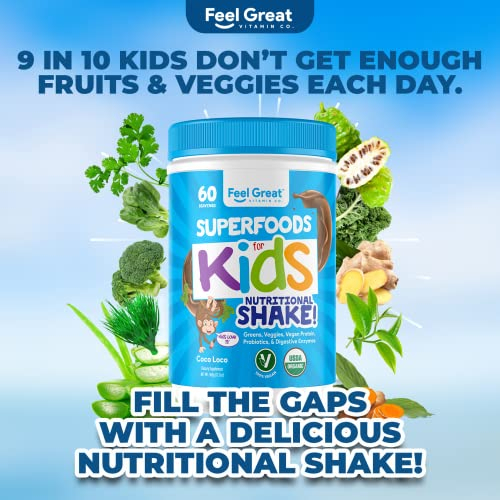 Foto 8 pulgar | Proteína En Polvo Feel Great 365 Superfoods Kids Chocolate 375 Ml - Venta Internacional.
