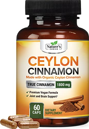 Foto 2 pulgar | Suplemento De Canela De Ceilán Orgánica Nature's Choice 1800 Mg - Venta Internacional.