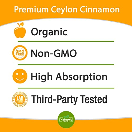 Foto 6 | Suplemento De Canela De Ceilán Orgánica Nature's Choice 1800 Mg - Venta Internacional.