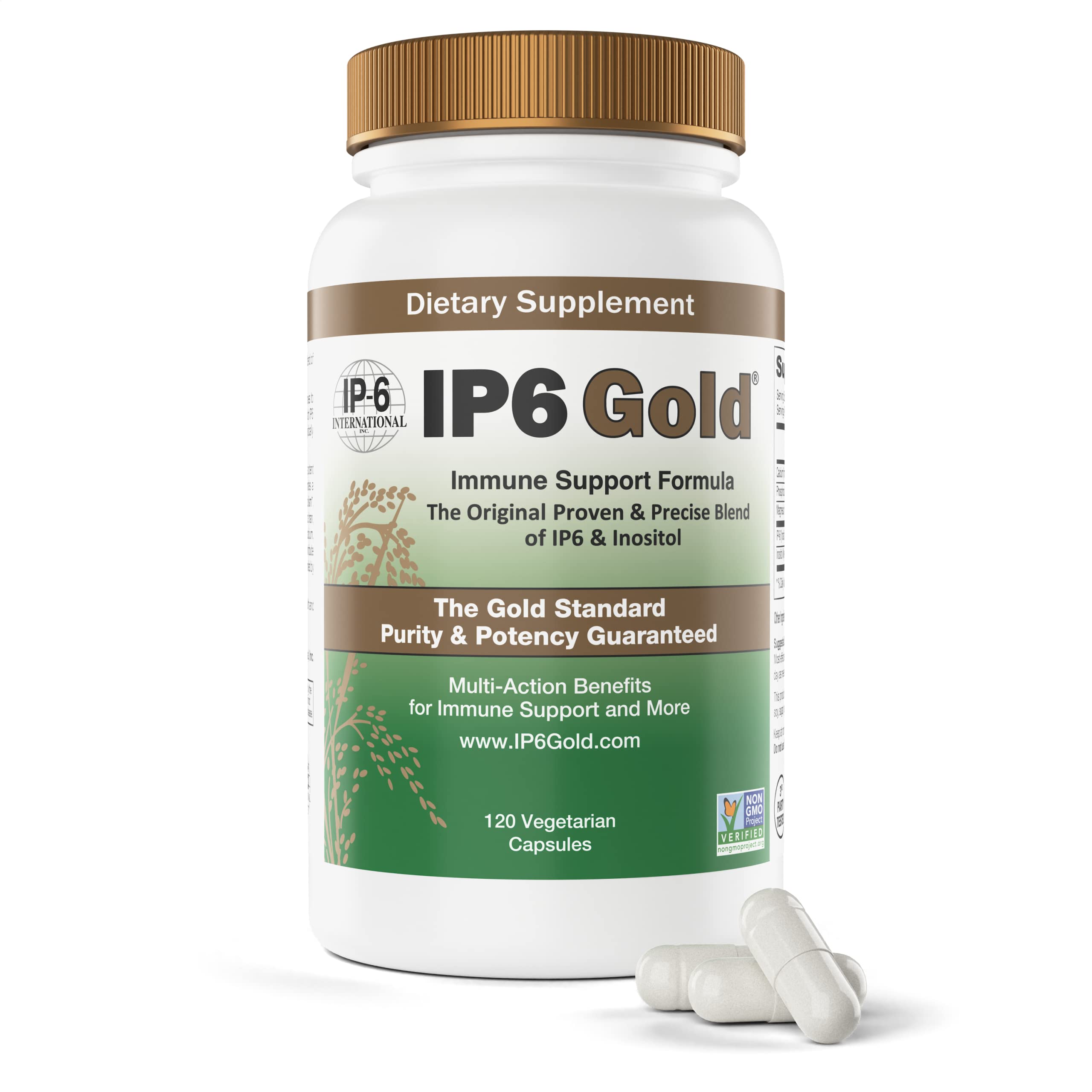 Foto 2 pulgar | Suplemento Ip6 Gold Immune Support 120 Cápsulas Veganas - Venta Internacional.