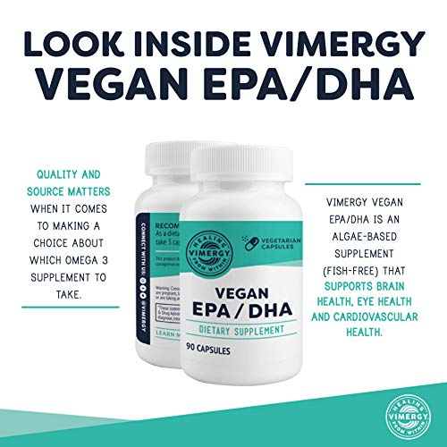 Foto 7 pulgar | Suplemento Vimergy Epa/dha Vegan Omega 3 Con Vitamina E 90 Unidades - Venta Internacional.