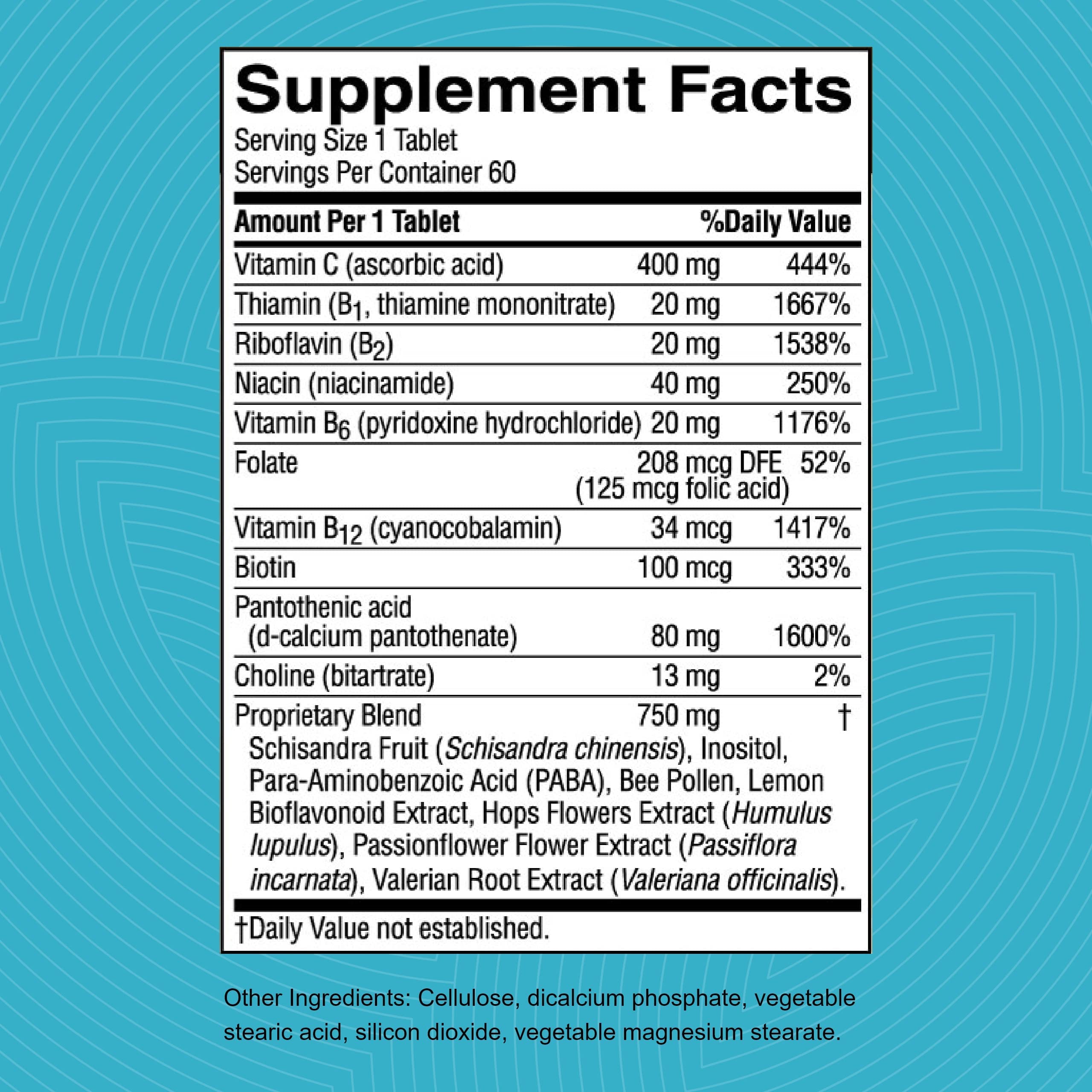 Foto 4 pulgar | Suplemento Nature's Sunshine Nutri-calm 60 Comprimidos - Venta Internacional.
