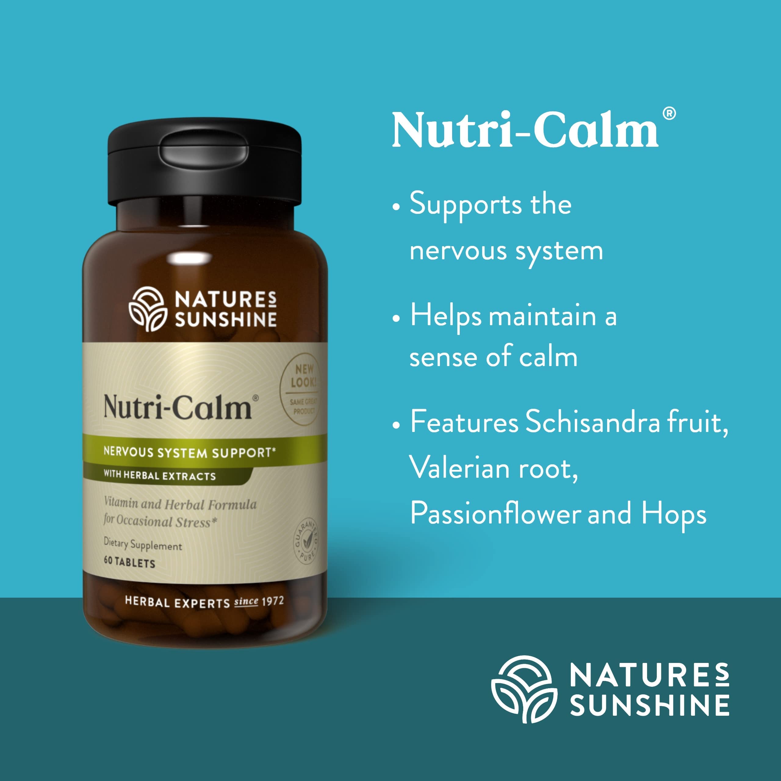 Foto 5 pulgar | Suplemento Nature's Sunshine Nutri-calm 60 Comprimidos - Venta Internacional.