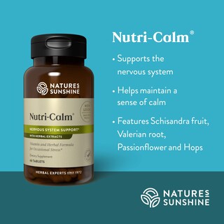 Foto 4 | Suplemento Nature's Sunshine Nutri-calm 60 Comprimidos - Venta Internacional.