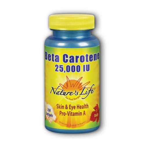 Foto 1 | Suplemento De Betacaroteno De Nature's Life 250 Cápsulas Blandas (x4) - Venta Internacional.