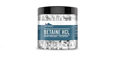 Foto 1 | Suplemento Dietético Earthborn Elements Betaine Hcl 200 Cápsulas - Venta Internacional.