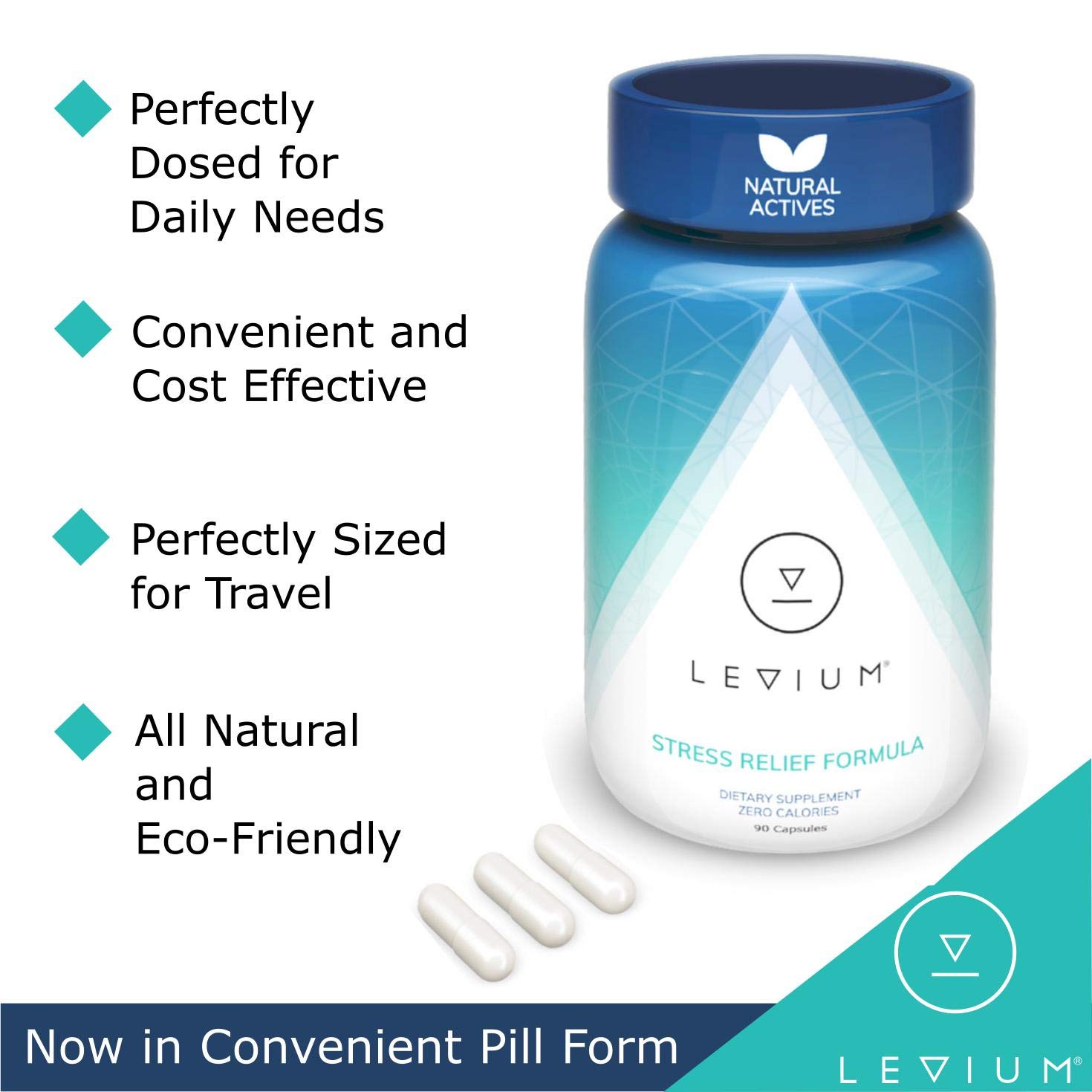 Foto 2 | Suplemento Levium, Vitamina Calmante Para Aliviar El Estrés, 10 Ml - Venta Internacional.