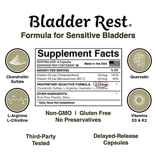 Foto 7 pulgar | Suplemento Bladder Rest Bladder Health Support 120 Cápsulas - Venta Internacional.