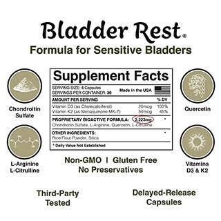 Foto 6 | Suplemento Bladder Rest Bladder Health Support 120 Cápsulas - Venta Internacional.