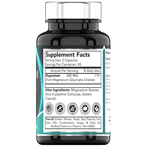 Foto 3 pulgar | Suplemento De Glicinato De Magnesio Quelatado De Vitaminas Tn 300 Mg X 9 - Venta Internacional.