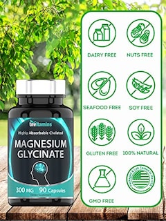 Foto 7 | Suplemento De Glicinato De Magnesio Quelatado De Vitaminas Tn 300 Mg X 9 - Venta Internacional.