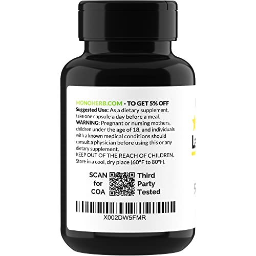Foto 4 pulgar | Suplemento Monoherb De Lactoferrina 300 Mg 90 Cápsulas Vegetarianas - Venta Internacional.