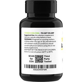 Foto 3 | Suplemento Monoherb De Lactoferrina 300 Mg 90 Cápsulas Vegetarianas - Venta Internacional.