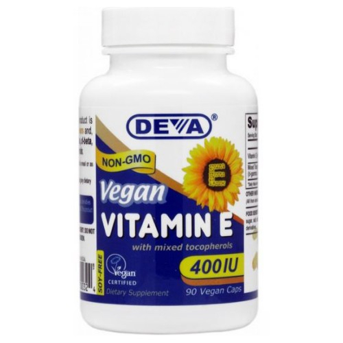 Foto 2 pulgar | Suplemento Deva Vegan Vitamins, Vitamina E Natural, 400 Ui, 90 Vc - Venta Internacional.