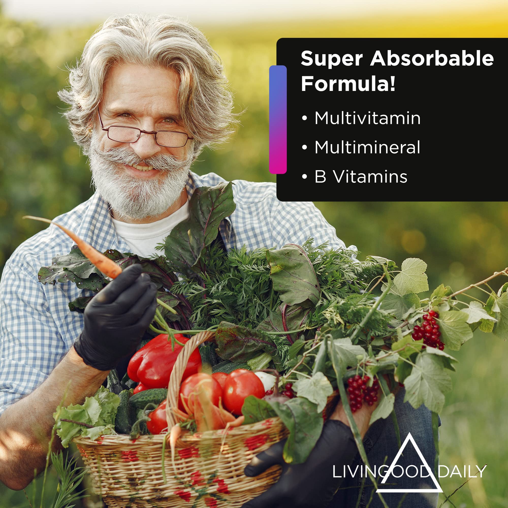 Foto 4 pulgar | Multivitamínico Livingood Daily Multivitamin Para Mujeres Y Hombres - Venta Internacional.