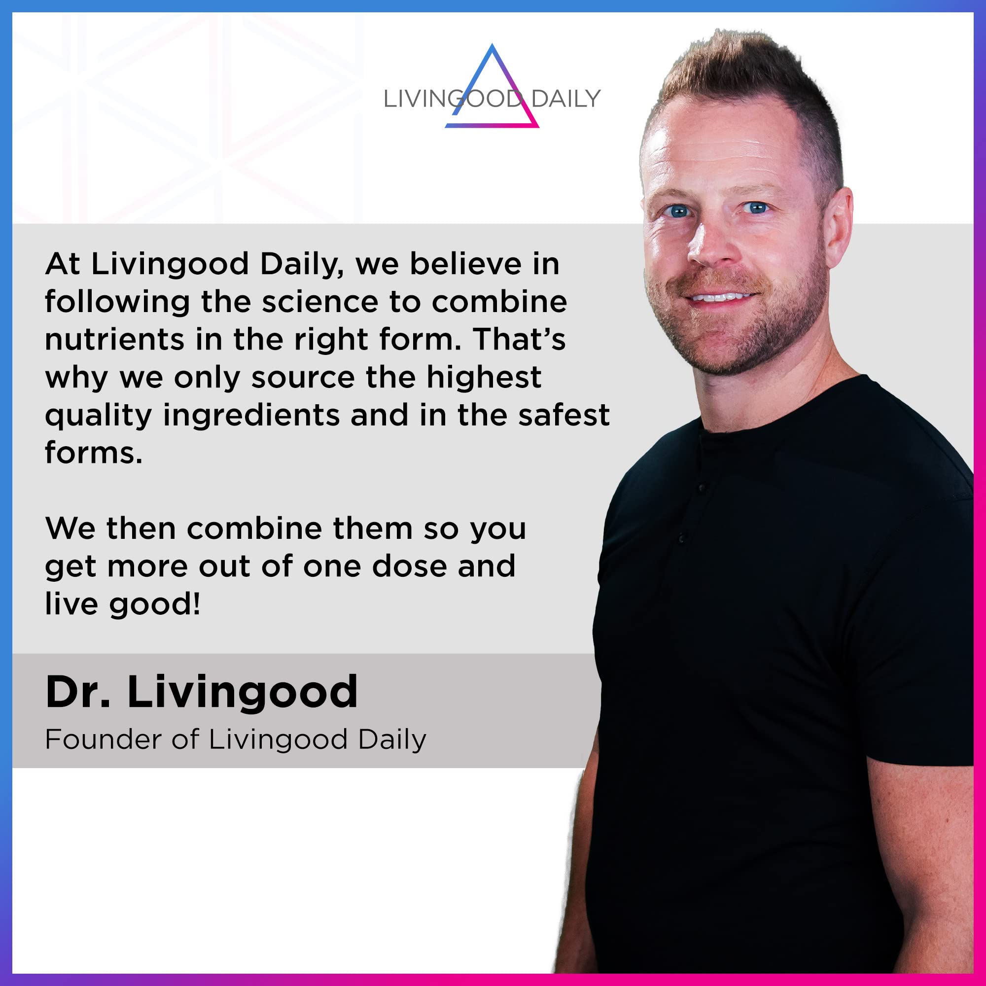 Foto 7 | Multivitamínico Livingood Daily Multivitamin Para Mujeres Y Hombres - Venta Internacional.