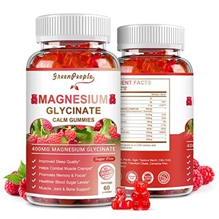 Foto 2 | Gomitas De Glicinato De Magnesio Greenpeople 400 Mg Con L-treonato - Venta Internacional.