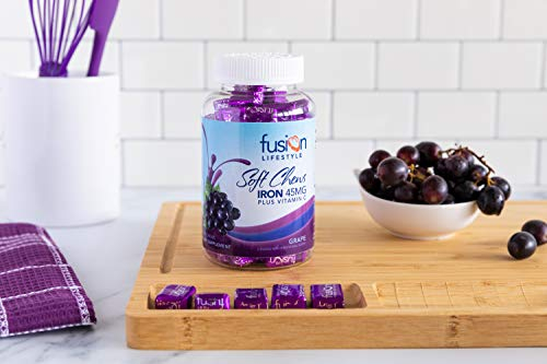 Foto 6 pulgar | Suplemento De Hierro Fusion Lifestyle Iron Soft Chew, 60 Unidades - Venta Internacional.