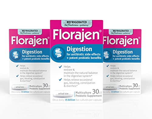 Foto 1 | Suplemento Probiótico Florajen Digestion, 30 Cápsulas, Paquete De 3 - Venta Internacional.