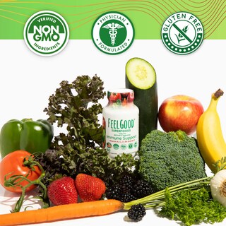 Foto 6 | Suplemento Feelgood Superfoods Immune Support 60 Cápsulas - Venta Internacional.