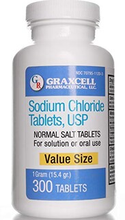 Foto 2 | Tabletas De Cloruro De Sodio, 1 G, 300 Unidades, Graxcell - Venta Internacional.