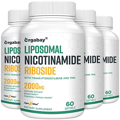 Foto 2 pulgar | Suplemento De Ribósido De Nicotinamida Liposomal Orgabay 2000 Mg - Venta Internacional.