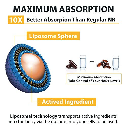 Foto 5 pulgar | Suplemento De Ribósido De Nicotinamida Liposomal Orgabay 2000 Mg - Venta Internacional.