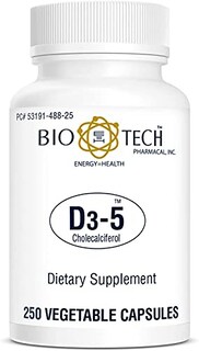 Foto 2 | Suplemento Bio-tech Pharmacal De Vitamina D3 5000 Ui 250 Cápsulas - Venta Internacional.