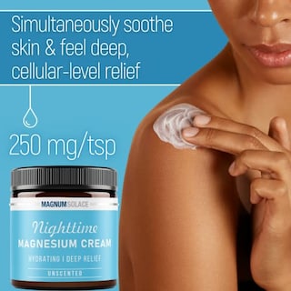 Foto 2 | Crema De Magnesio Magnum Solace Para El Dolor Y La Tensión Muscular - Venta Internacional.