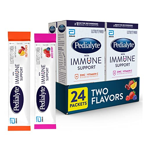 Foto 2 pulgar | Paquetes De Bebidas Electrolíticas En Polvo Pedialyte Immune Support - Venta Internacional.