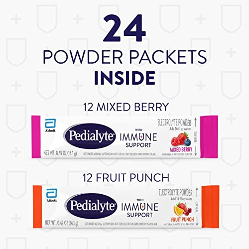 Foto 7 pulgar | Paquetes De Bebidas Electrolíticas En Polvo Pedialyte Immune Support - Venta Internacional.