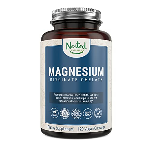 Foto 1 | Suplemento Nested Naturals, Cápsula De Glicinato De Magnesio De 200 Mg - Venta Internacional.