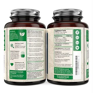 Foto 2 | Suplemento Nested Naturals, Cápsula De Glicinato De Magnesio De 200 Mg - Venta Internacional.