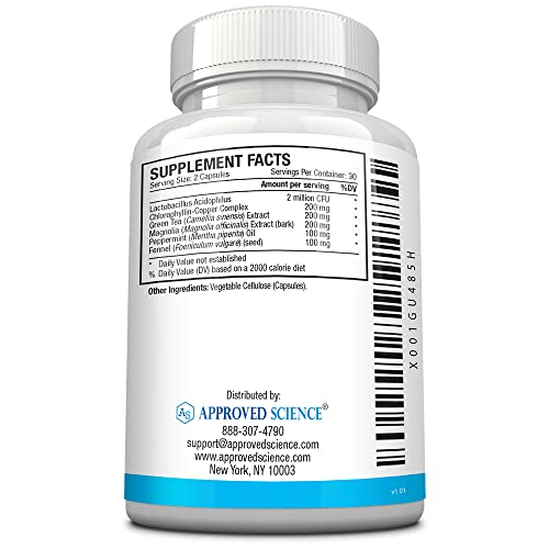 Foto 4 pulgar | Suplemento Aprobado Por Science Odorol, 60 Cápsulas Para El Mal Aliento - Venta Internacional.