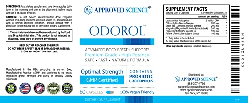 Foto 5 pulgar | Suplemento Aprobado Por Science Odorol, 60 Cápsulas Para El Mal Aliento - Venta Internacional.